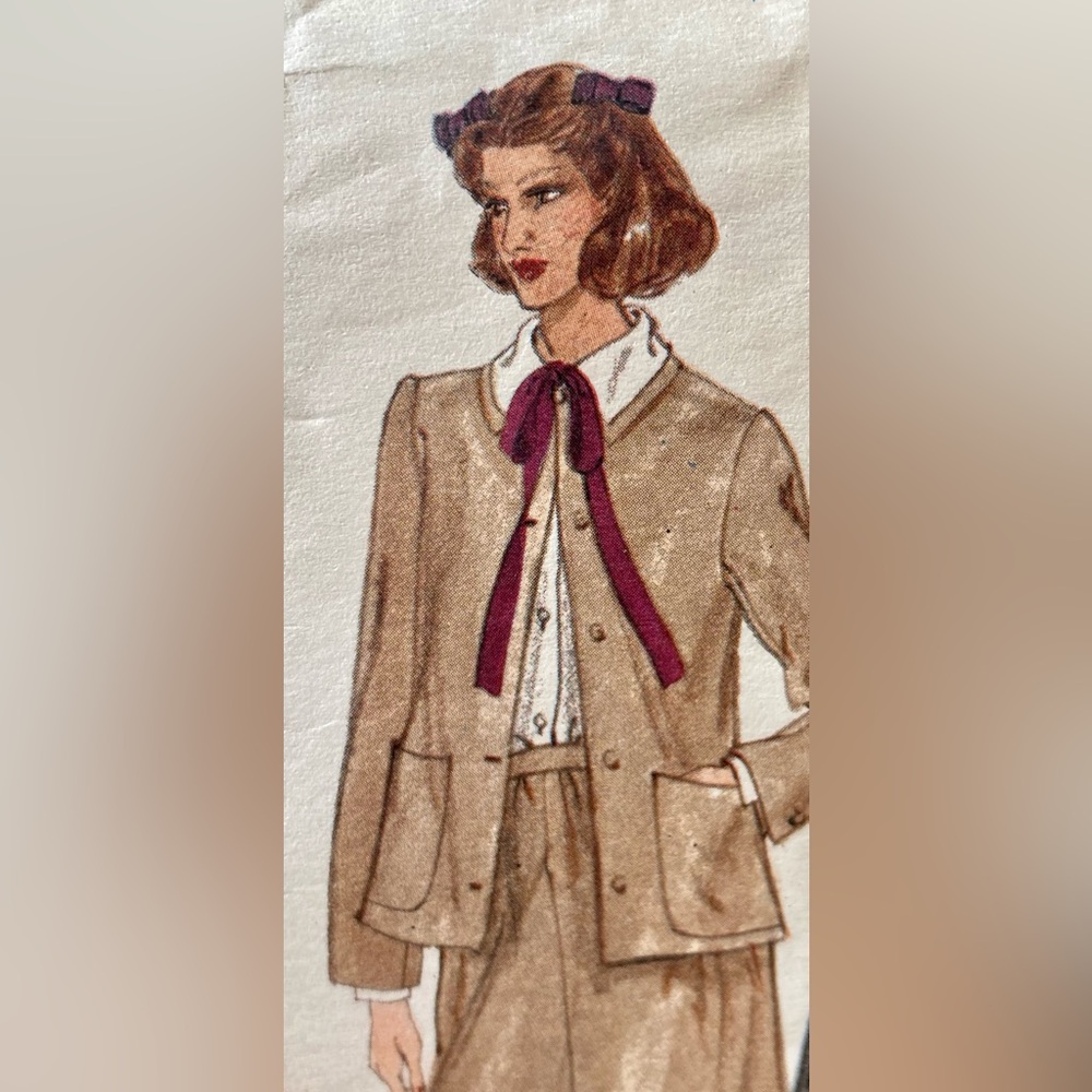 Vintage Vogue Christian Sewing Pattern Sz 10